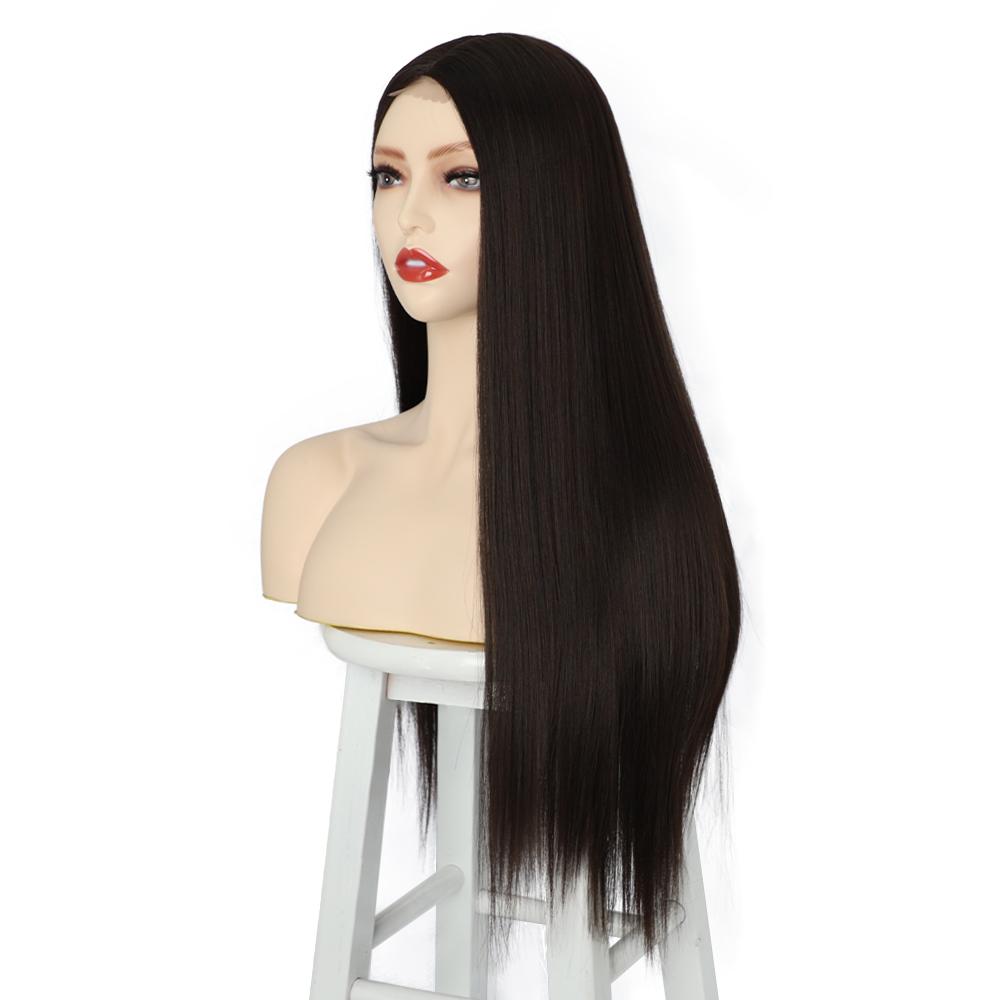 Hot Brazilian Long Straight Hair Mini Lace Front Wigs