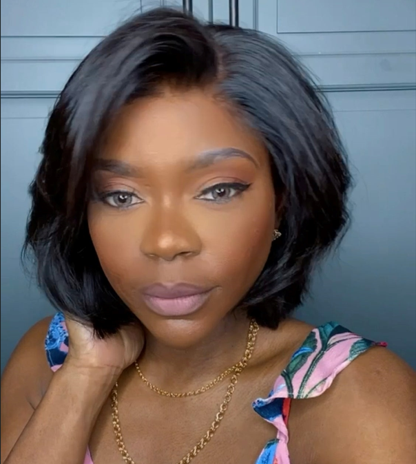 2026 New Lovely Natrual Bob Styles Silky Hair Wig