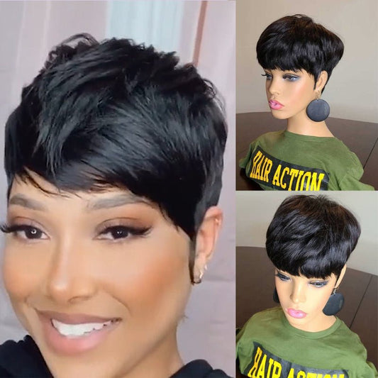 Short Wig 4Inch Bob Straight Hair