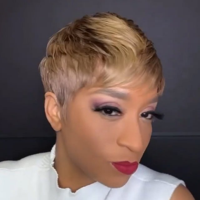 New Fashion Summer Short Bob Pixie Cut Wig