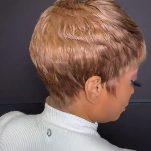 New Fashion Summer Short Bob Pixie Cut Wig